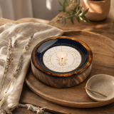 Stars Sign Mini Bowl & Incense Stick Holder - Capricorn — styled in a warm, naturally lit interior