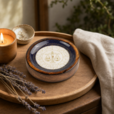 Stars Sign Mini Bowl & Incense Stick Holder - Libra — styled in a warm, naturally lit interior
