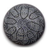 16cm Hapi Drum Om Mandala Engraved Handpan - Decorative Tongue Drum with Mallets for Melodic and Rhythmic Sounds - SHAMTAM.COM