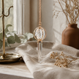 Stellar Gateway - Two Piece Spinning Merkaba Star in Copper Pendulum - Clear Quartz