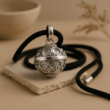 Sterling Silver Angel Bell Necklace Grace 12mm - SHAMTAM.COM