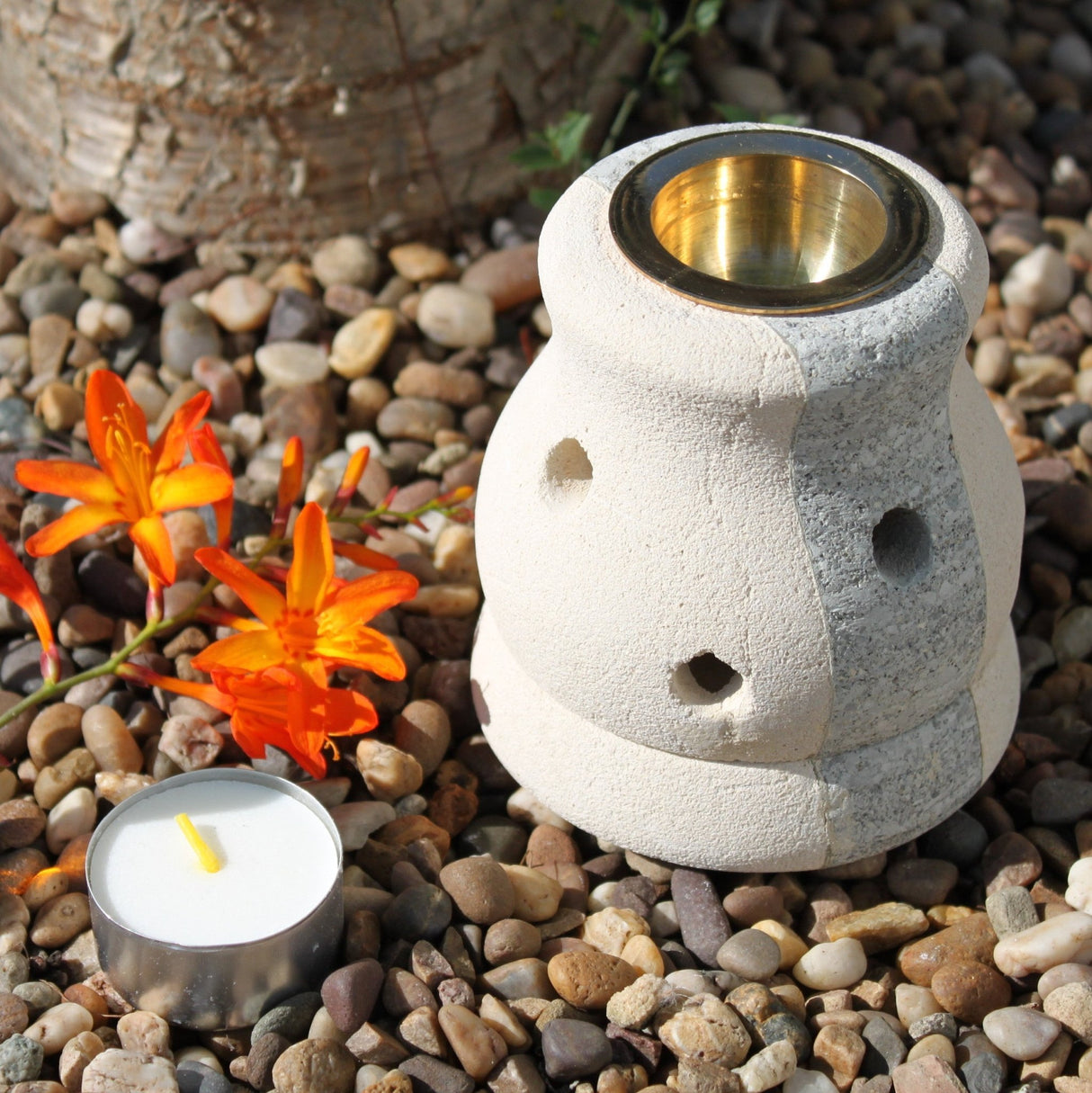 Stone Oil Burner - Combo Shaped - SHAMTAM.COM