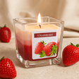 Strawberry Scented Candle Rainbow - SHAMTAM.COM