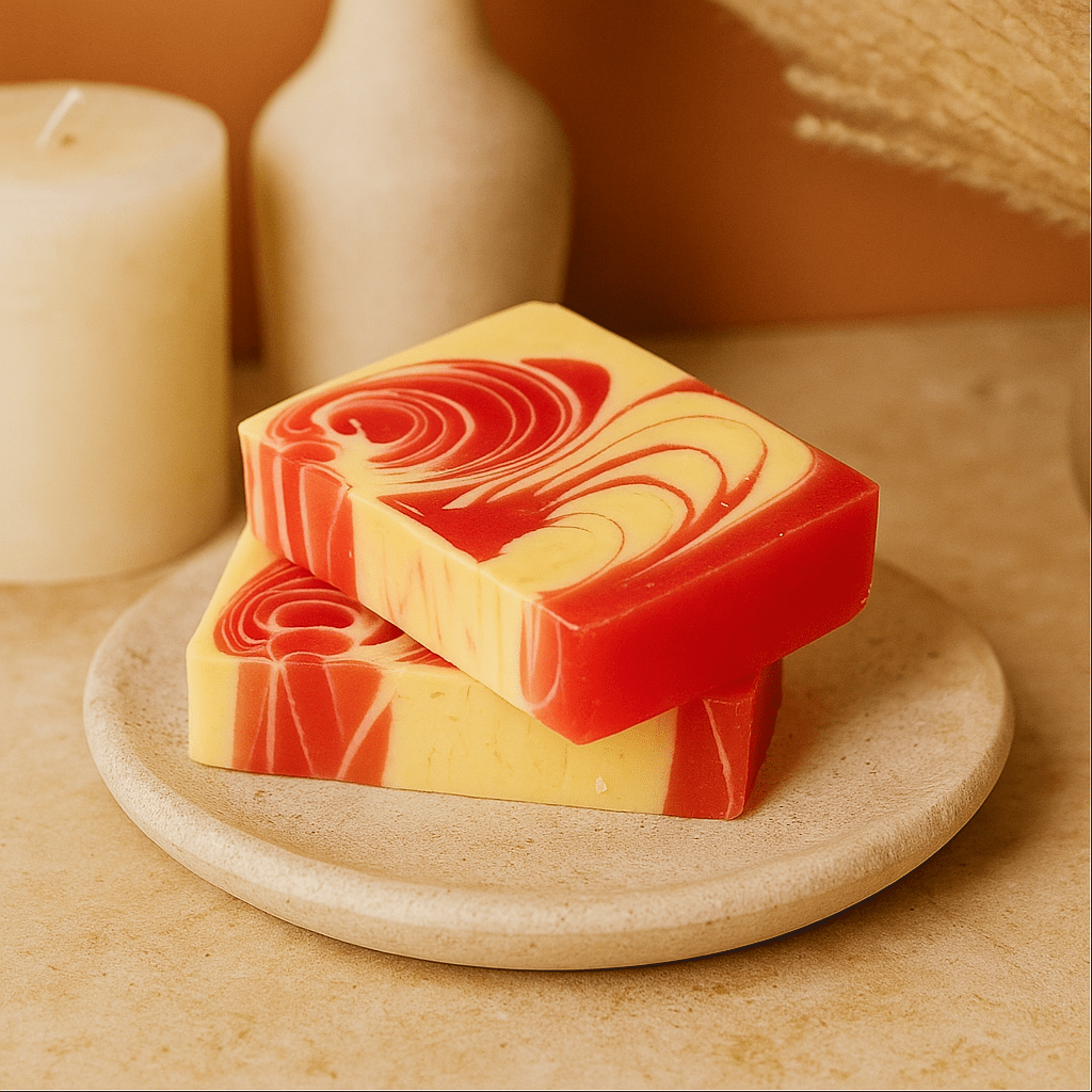 Strawberry Soap Loaf Handmade 1.2 kg - SHAMTAM.COM