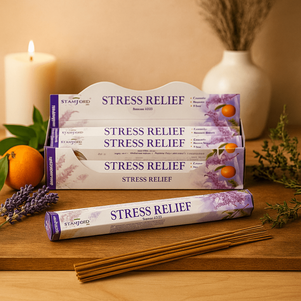Stress Relief Incense Sticks, 20 Sticks - SHAMTAM.COM