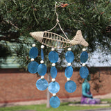 String Fish and Blue Copis Drop - SHAMTAM.COM