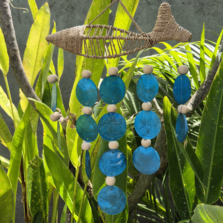 String Fish and Blue Copis Drop - SHAMTAM.COM