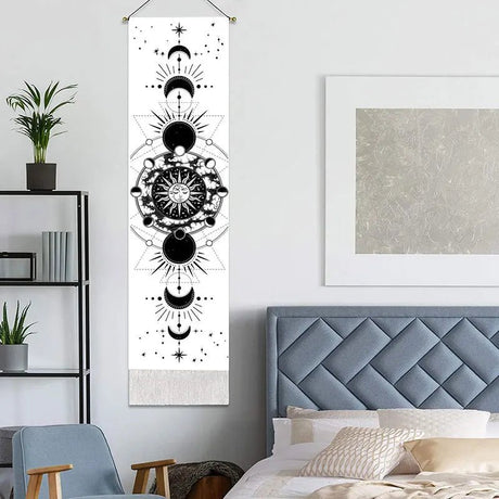 Sun and Moon Phases Tapestry - SHAMTAM