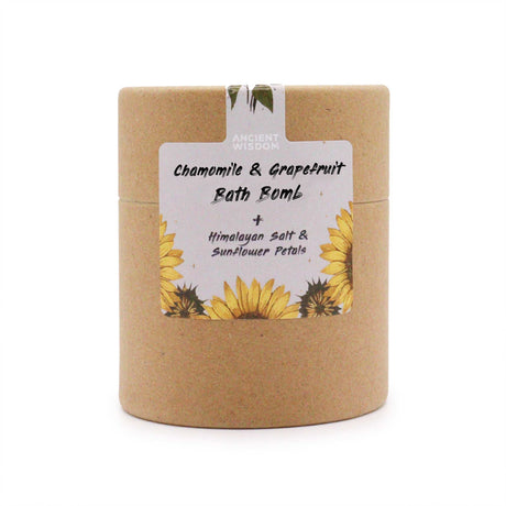 Chamomile Grapefruit Bath Bomb - SHAMTAM.COM