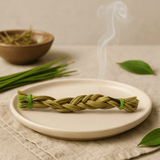 Sweetgrass Braided Smudge Stick 10cm - SHAMTAM.COM
