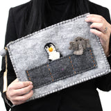 Tablet Pouch with Finger Puppets - SHAMTAM.COM