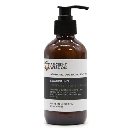 Tangerine, Ylang & Patchouli Hand & Body Lotion 250ml - SHAMTAM.COM