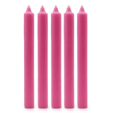 Taper Candles - Rustic Deep Pink - Pack of 5 - SHAMTAM.COM