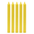 Taper Candles - Rustic Lemon - Pack of 5 - SHAMTAM.COM