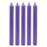 Taper Candles - Rustic Lilac - Pack of 5 - SHAMTAM.COM