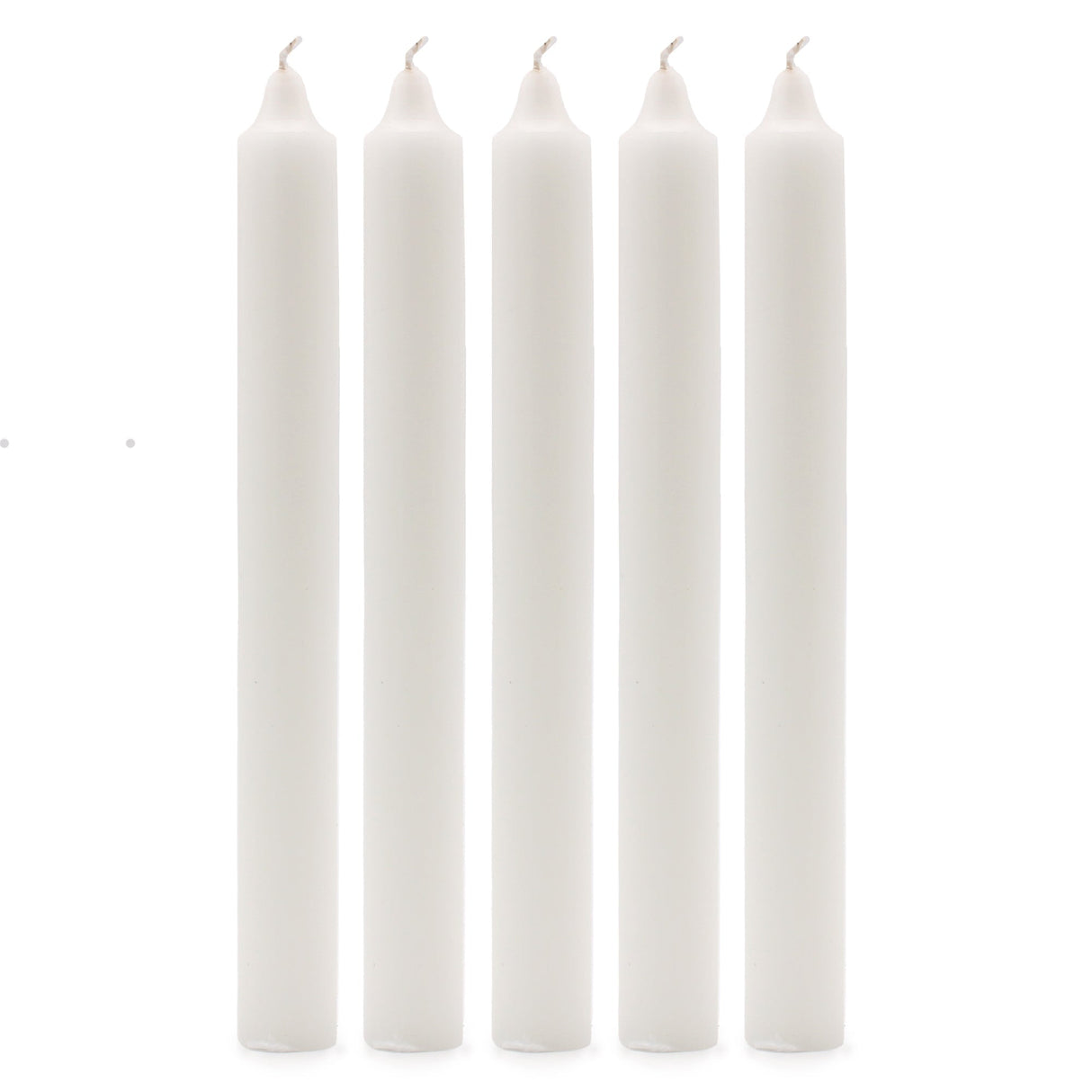 Taper Candles - Rustic White - Pack of 5 - SHAMTAM.COM