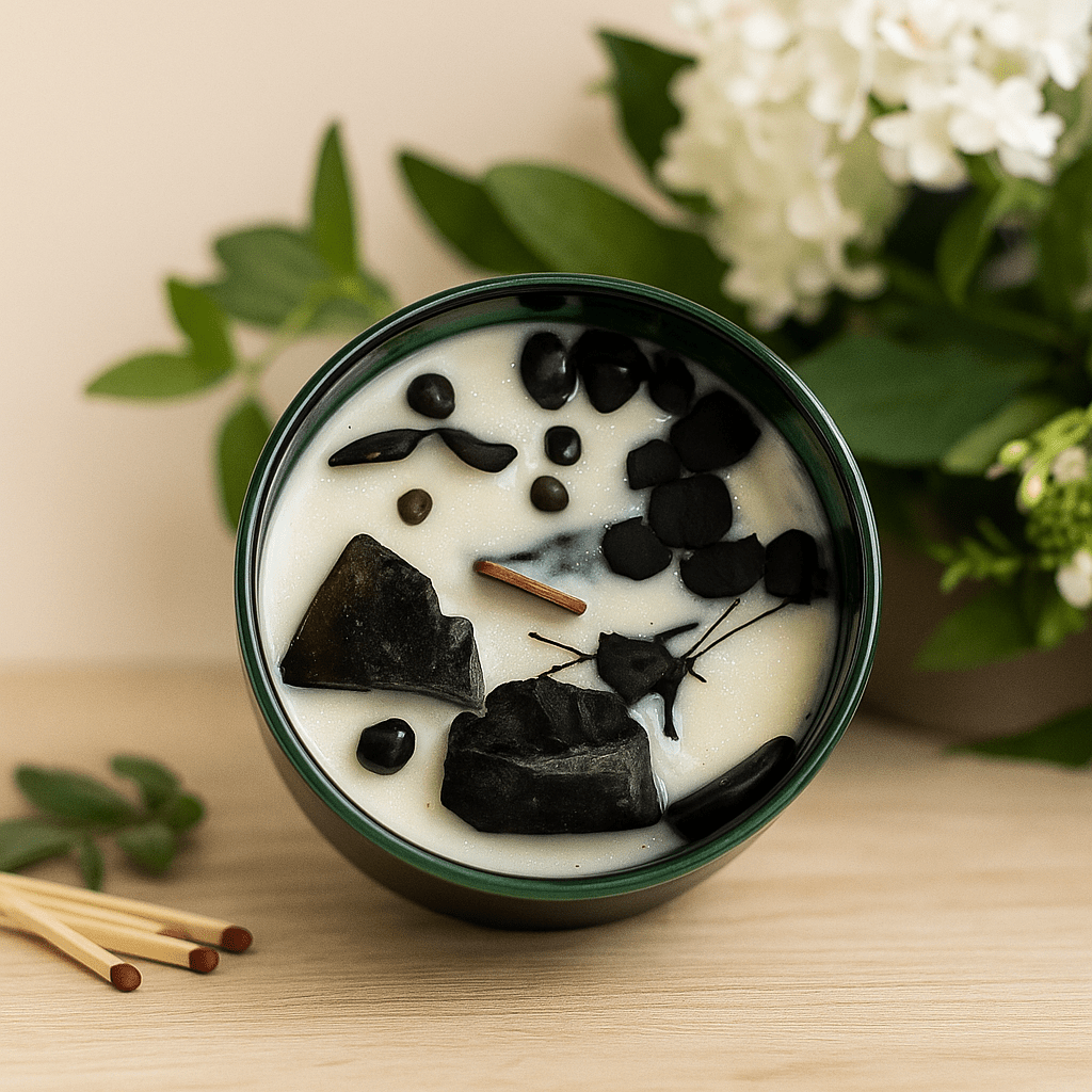 Tarot Candle Black Obsidian Knight Of Swords - SHAMTAM.COM