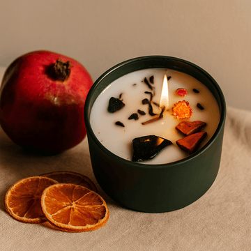 Vela Aromática de Cristal de Tarot El Diablo