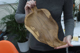 Decor Bowl Teak Leaf 32cm - SHAMTAM.COM