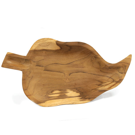 Decor Bowl Teak Leaf 32cm - SHAMTAM.COM