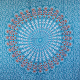 Teal Orange Mandala Sarongs - SHAMTAM.COM