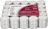 Tealight Candles Unscented White 8 - Hour Burn - SHAMTAM.COM