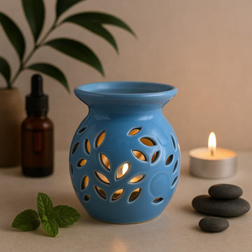Tealight Oliebrænder – Blå