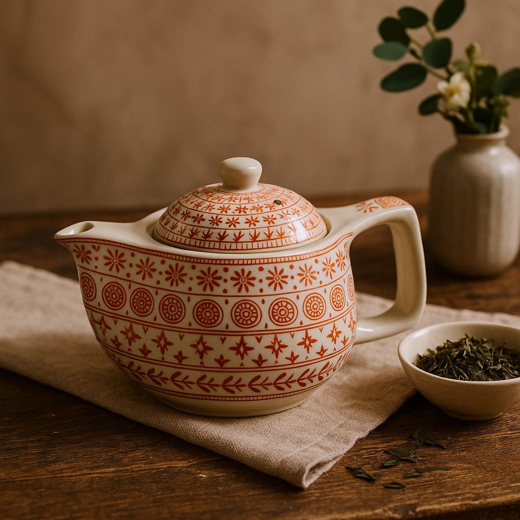 Teapot for Herbal Tea, Small Amber - SHAMTAM.COM