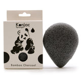 Teardrop Konjac Sponge - Bamboo Charcoal - Anti - bacterial - SHAMTAM.COM