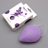 Teardrop Konjac Sponge - Lavender - Calming - SHAMTAM.COM