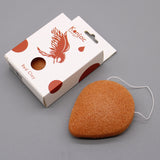 Teardrop Konjac Sponge - Red Clay - Rejuvenating - SHAMTAM.COM