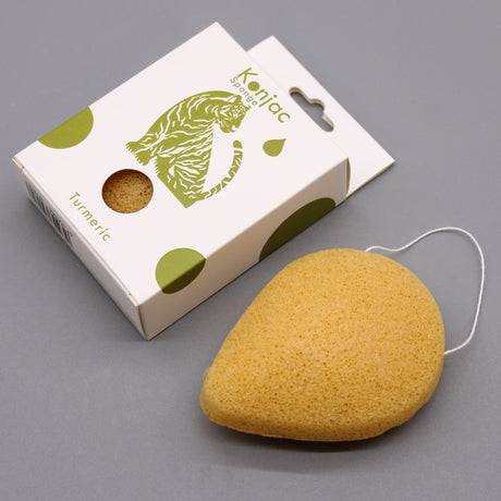 Teardrop Konjac Sponge - Turmeric - Anti - wrinkle - SHAMTAM.COM