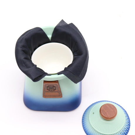 Temple Teapot Set & Three Cups - Blue Heaven - SHAMTAM.COM