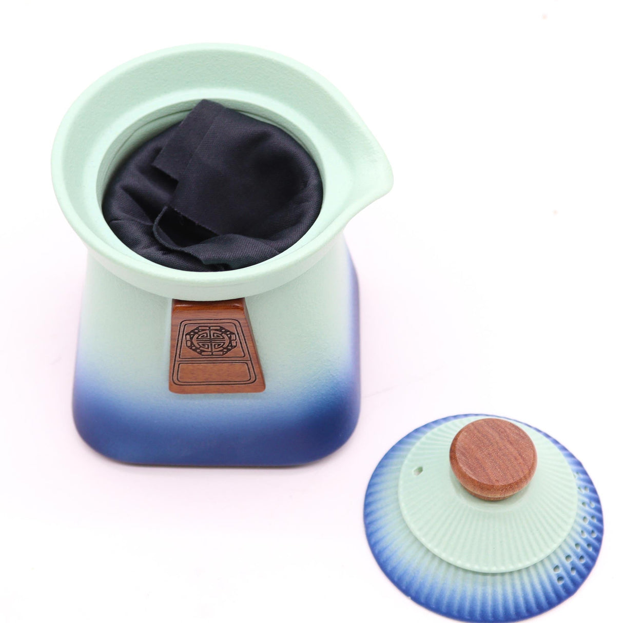 Temple Teapot Set & Three Cups - Blue Heaven - SHAMTAM.COM