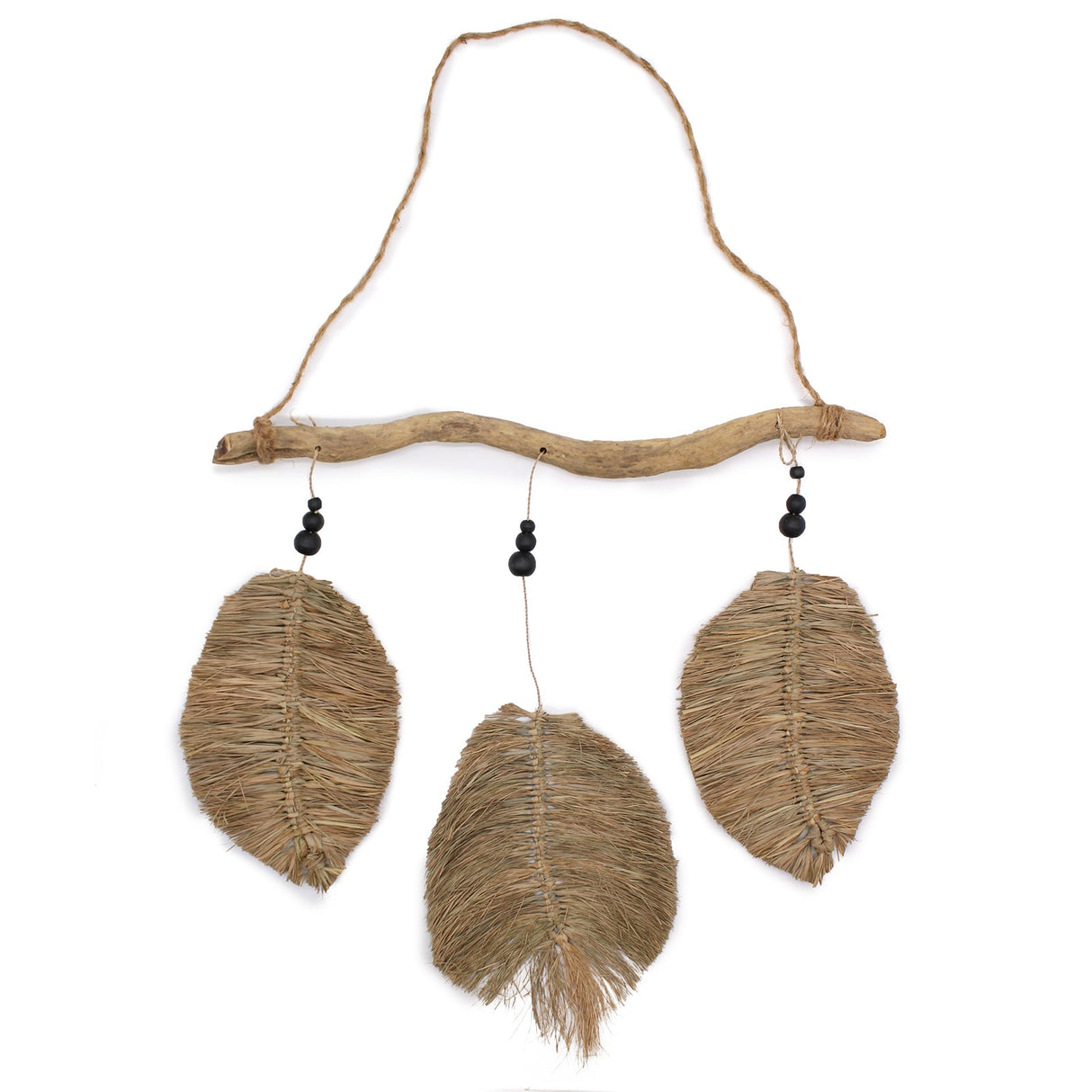 Wind Сhimes Three Piece Raffa Leaves 46x53cm - SHAMTAM.COM