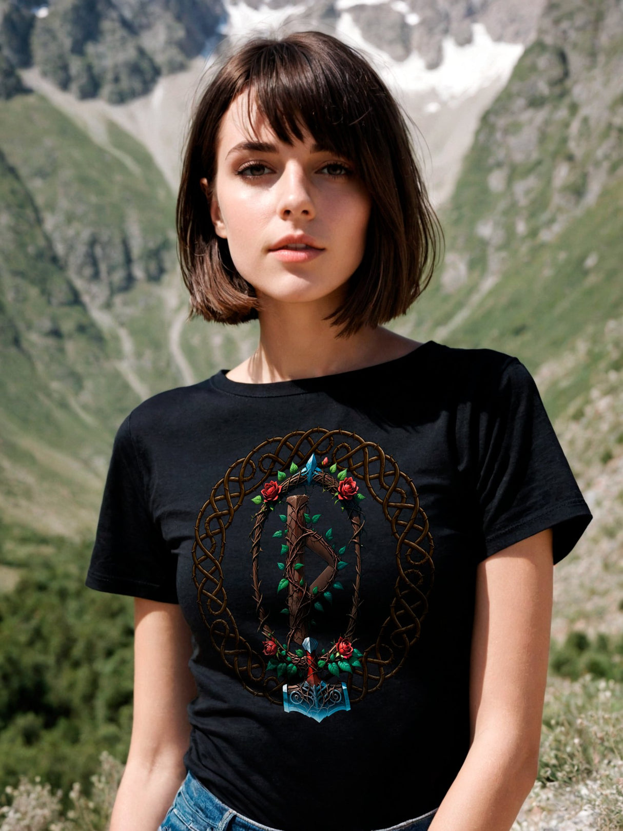 Thurisaz Rune Unisex T-shirt - SHAMTAM