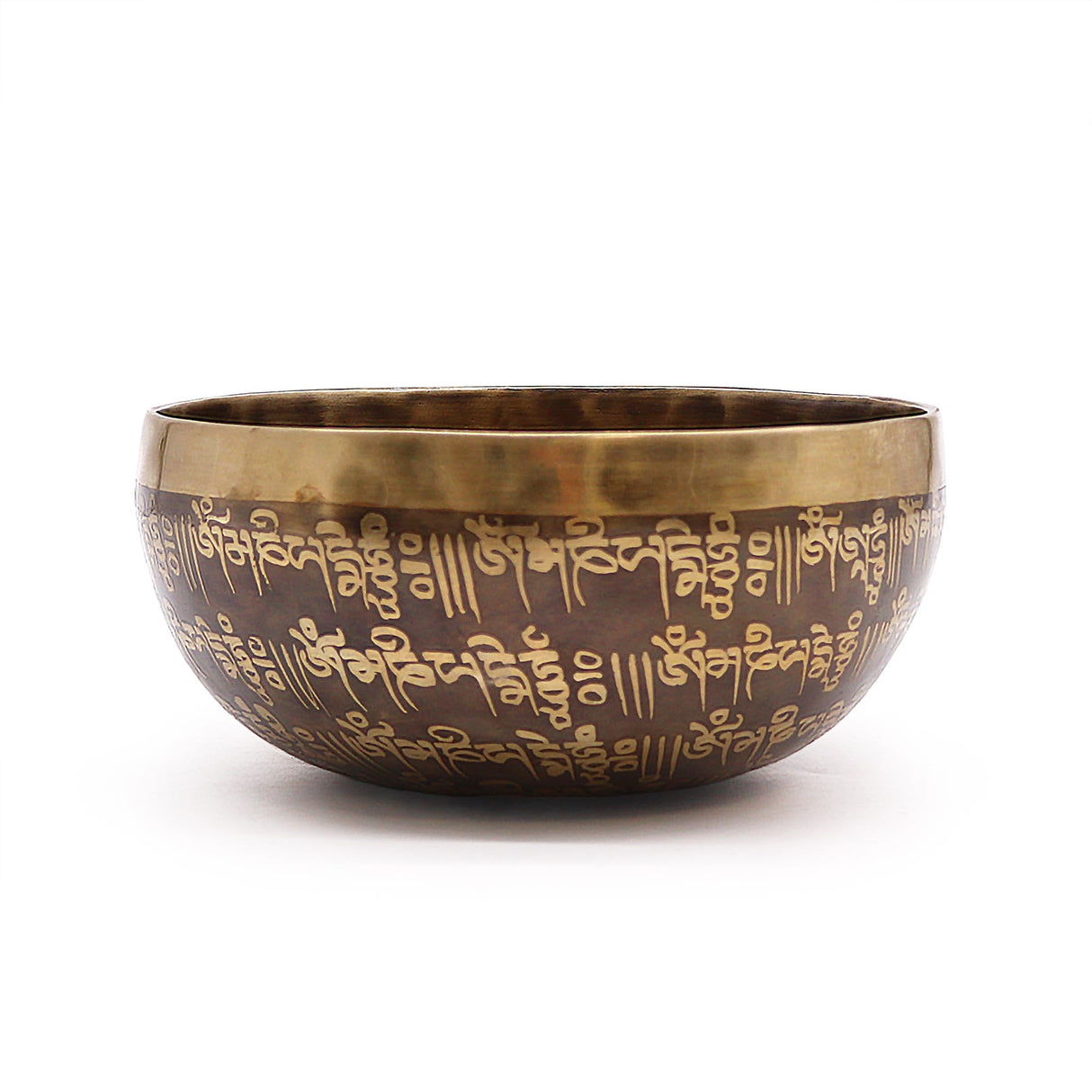 Tibetan Singing Bowl - 16cm - Mantra Healing Engraved - SHAMTAM.COM