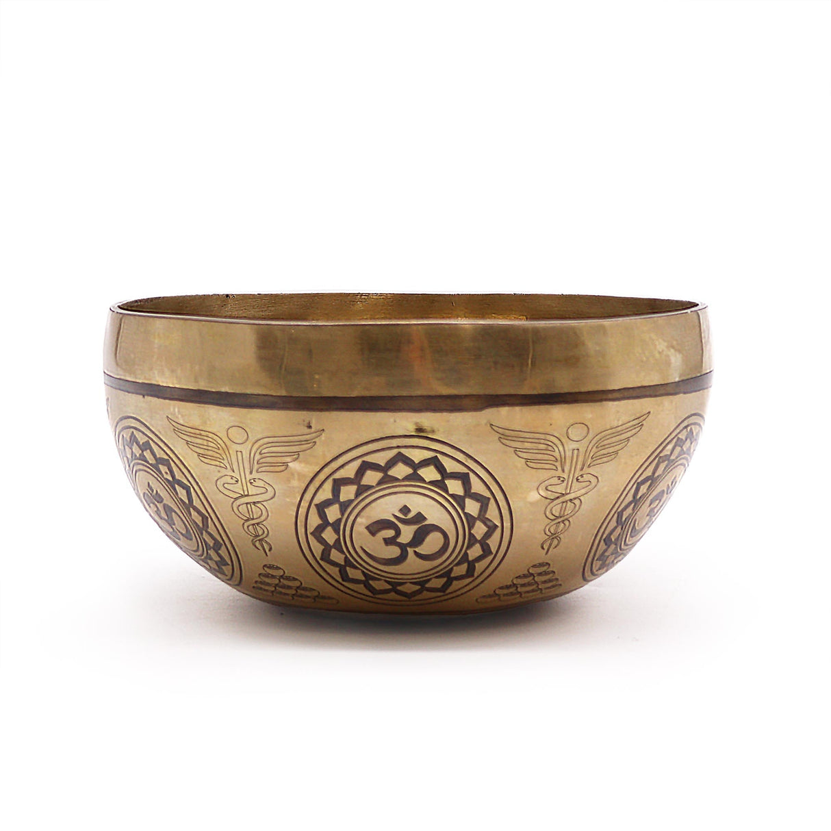 Tibetan Singing Bowl - 16cm - 7 Chakra Healing Engraved - SHAMTAM.COM