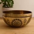 Tibetan Singing Bowl 21cm 5 Buddhas Engraved - SHAMTAM.COM