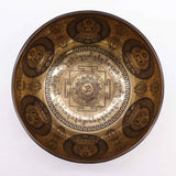 Tibetan Singing Bowl - 21cm - Om & Buddha Healing Engraved - SHAMTAM.COM