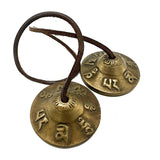 Tingsha - Lucky Symbols - Tibetan 6cm - SHAMTAM.COM