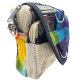 Tiedye Hemp Messenger Bag - SHAMTAM.COM