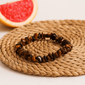 Tiger Eye Bracelet, Chip Stone - SHAMTAM.COM