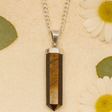 Tiger Eye Pendant, Gemstone Point - SHAMTAM.COM