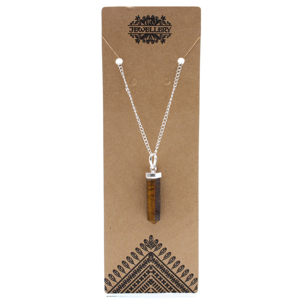 Tiger Eye - Pendant - Gemstone Point - SHAMTAM.COM