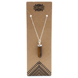 Tiger Eye - Pendant - Gemstone Point - SHAMTAM.COM
