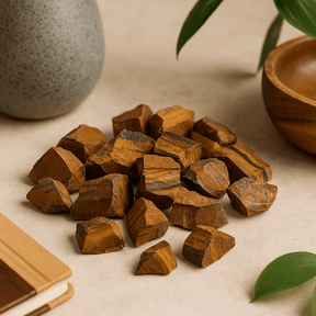 Tiger Eye Raw Crystals 500g - SHAMTAM.COM