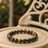 Tiger Eye Stretch Bracelet 8mm Beads - SHAMTAM.COM