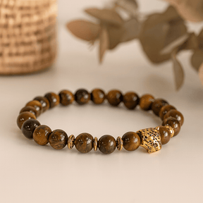 Tiger's Eye Gemstone Stretch Bracelet - SHAMTAM.COM