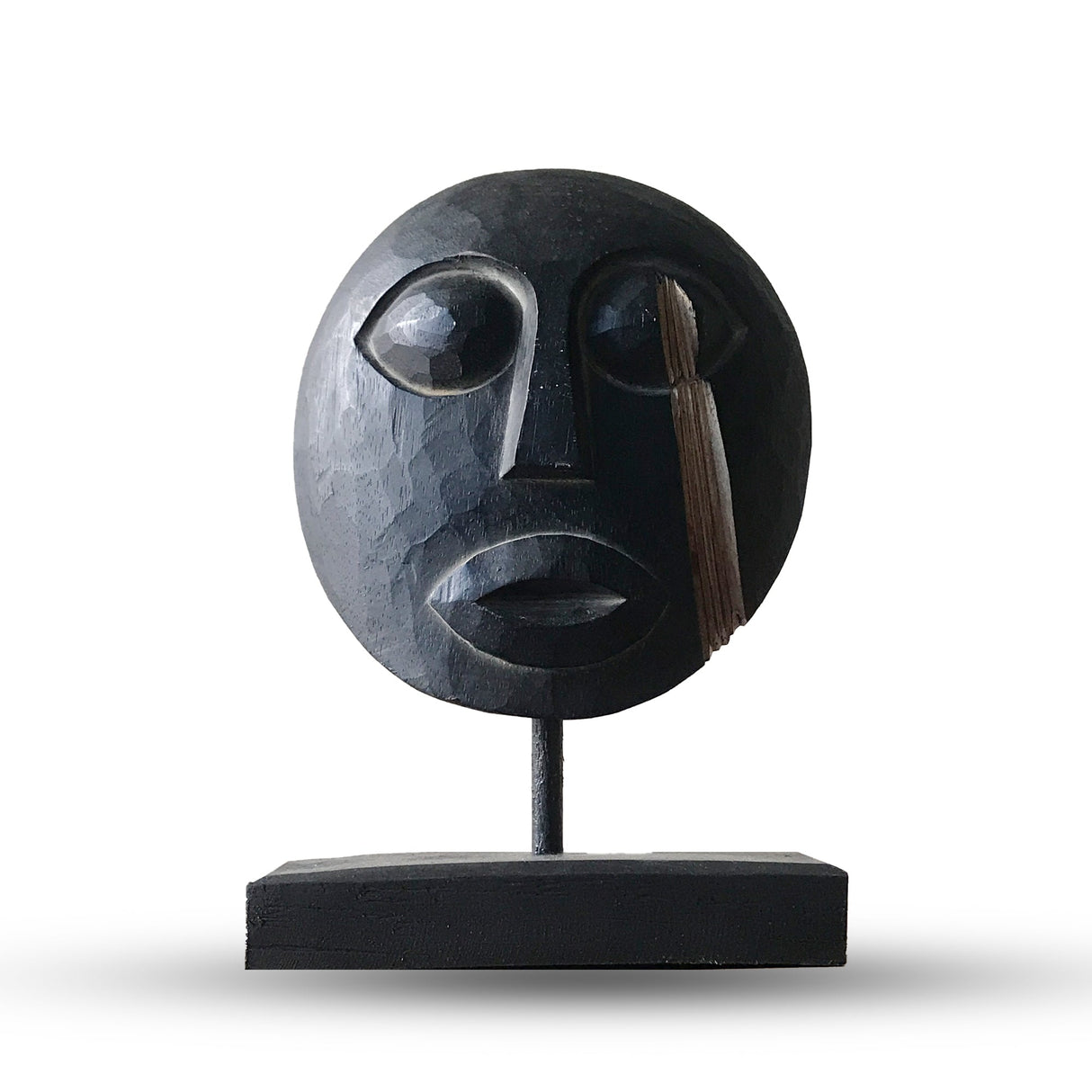 Timor Tribal Decorative Mask - Black 27x20cm - SHAMTAM.COM